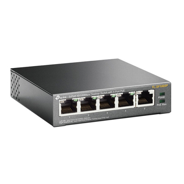 TP-LINK TL-SF1005P 5-port 10/100Mbps (4x PoE+) RJ45 mrežno stikalo switch