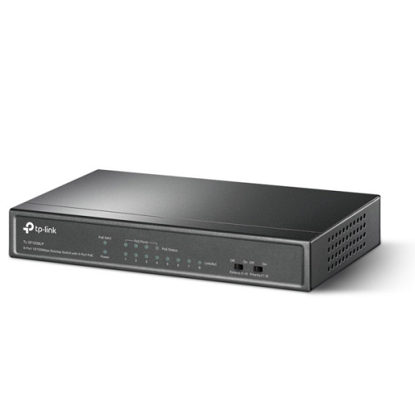 TP-LINK TL-SF1008LP 8-Port 10/100Mbps (4x PoE) RJ45 mrežno stikalo switch