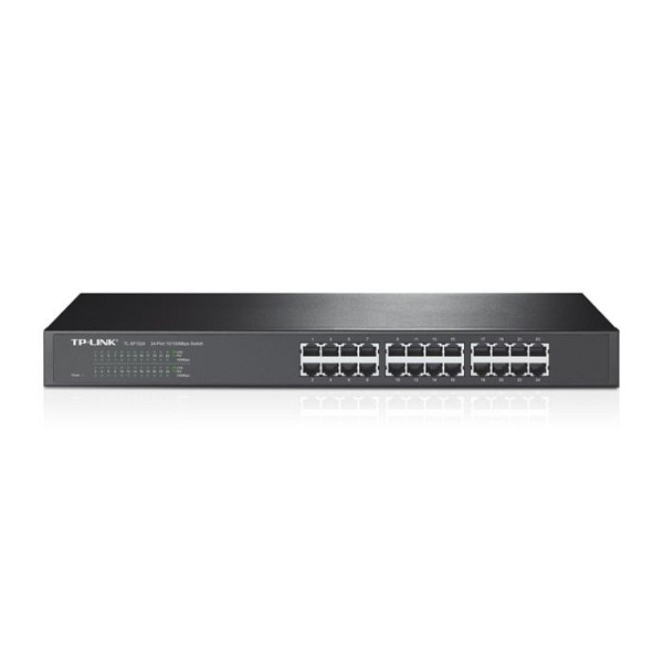 TP-LINK TL-SF1024 24-port 10/100Mbps RJ45  rack mrežno stikalo switch