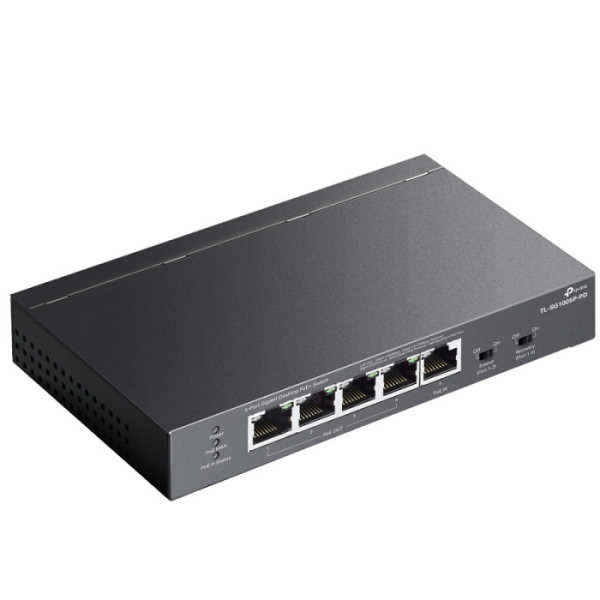 TP-LINK TL-SG1005P-PD 5-port Gigabit (4xPoE+ 1x PoE++) RJ45 mrežno stikalo switch