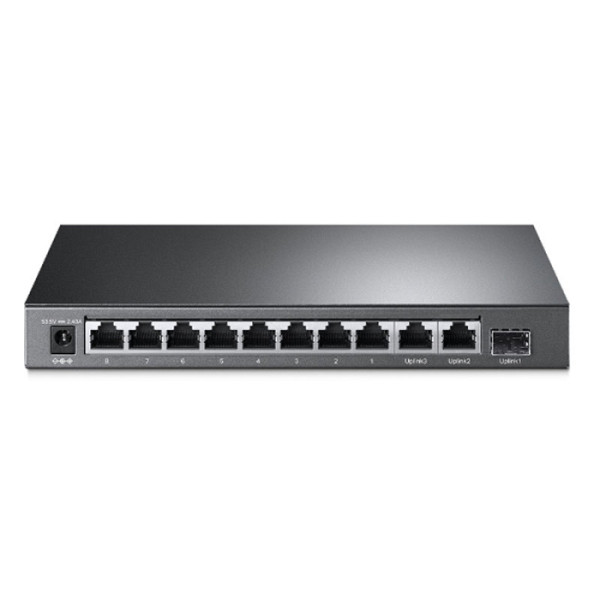 TP-LINK TL-SL1311MP 11-port 10/100Mbps (8x PoE+) RJ45 2x Gigabit RJ45 1x Gigabit SFP Smart mrežno stikalo switch