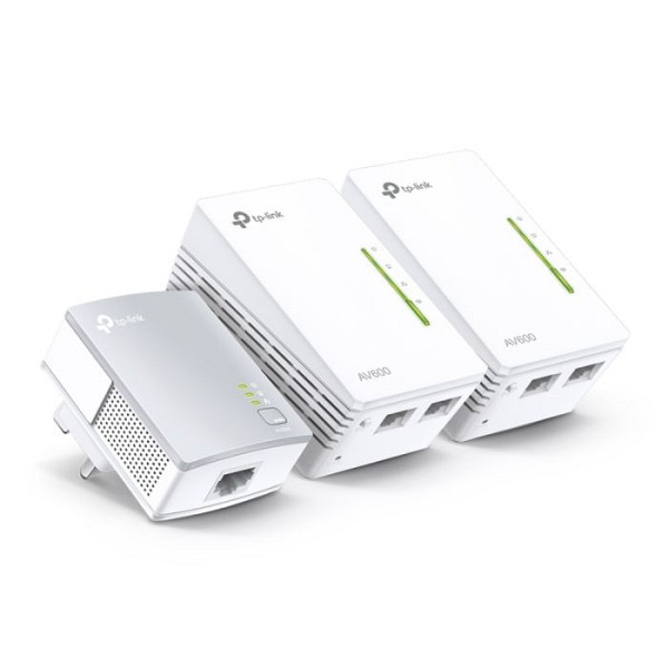 TP-LINK TL-WPA4220 TKIT AV600 300Mbps brezžični 3-pack powerline starter kit adapter
