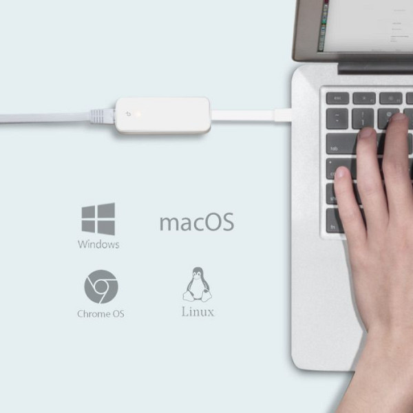 TP-LINK UE300C USB Type-C na RJ45 Gigabit Ethernet LAN adapter