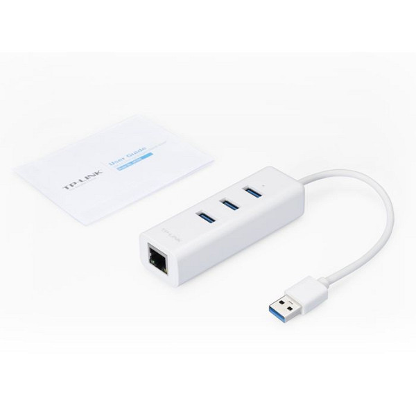 TP-LINK UE330 gigabit LAN USB3.0 3-port hub mrežni adapter
