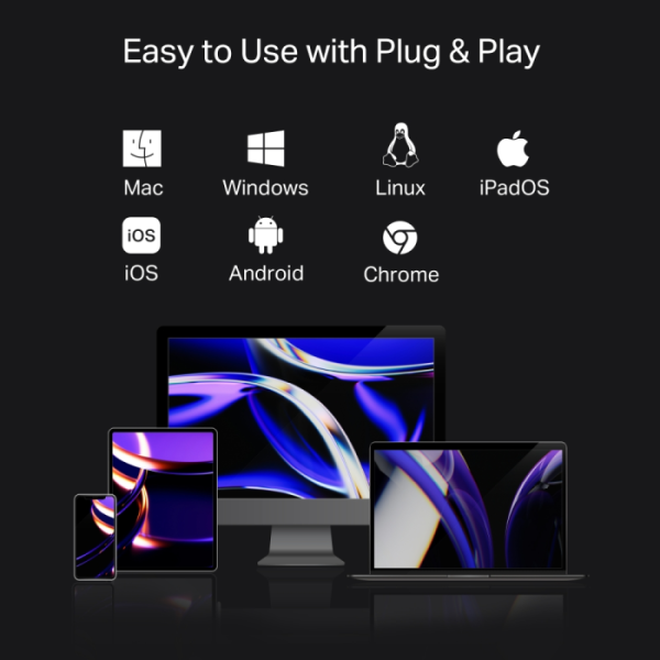 TP-LINK UH7020C 7-v-1 USB-C HUB priklopna postaja z 4K HDMI in 100 W Power Delivery