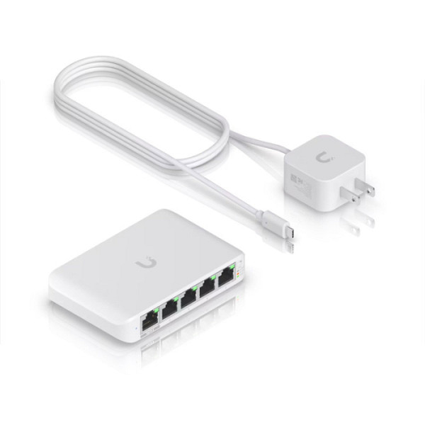 UBIQUITI Flex Mini 5-port Gigabit PoE+/USB-C mrežno stikalo-switch