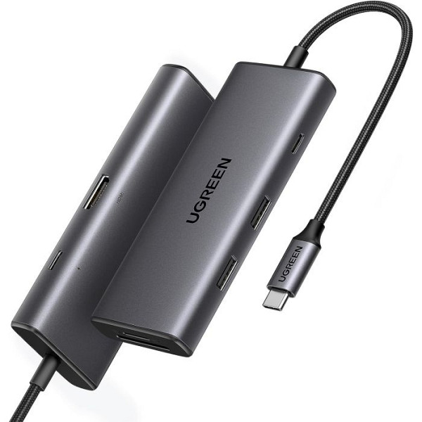 Ugreen 7v1 USB-C Hub (10Gbps USB 3.2, 4K@30Hz HDMI)