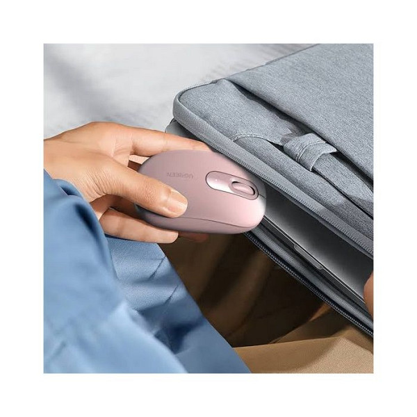 Ugreen 90686 brezžična miška 2.4G - roza