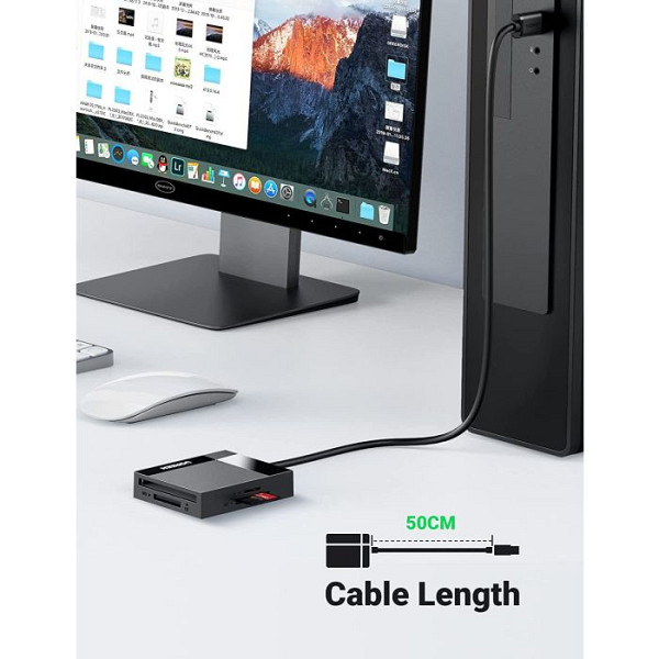 Ugreen Čitalec kartic All-in One 0,5m - box
