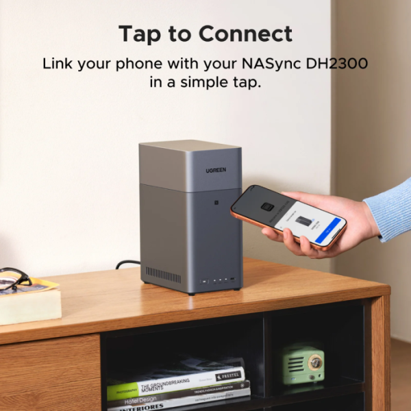 Ugreen NASync DH2300 za 2 diska, ARM 8-jedrni, 4GB DDR4, 1Gbe mreža
