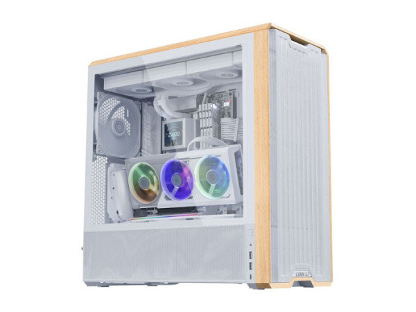 Univerzalni vertikalni nosilec grafične kartice Lian Li GPU Bracket Kit V4, 4 reže, PCIe 5.0, white