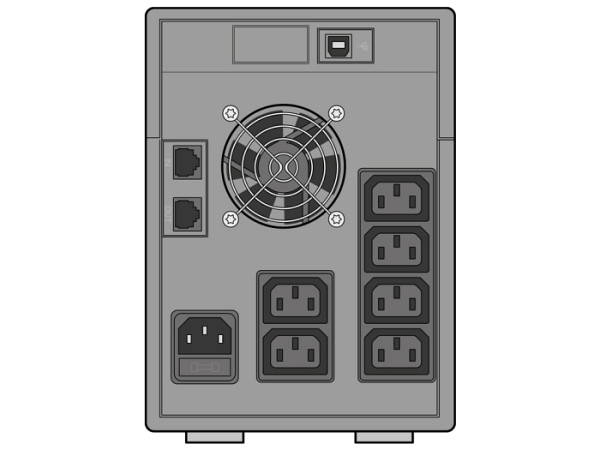 UPS SOCOMEC NeTYS PE 1500VA, 900W, Line-interactive, USB, LCD