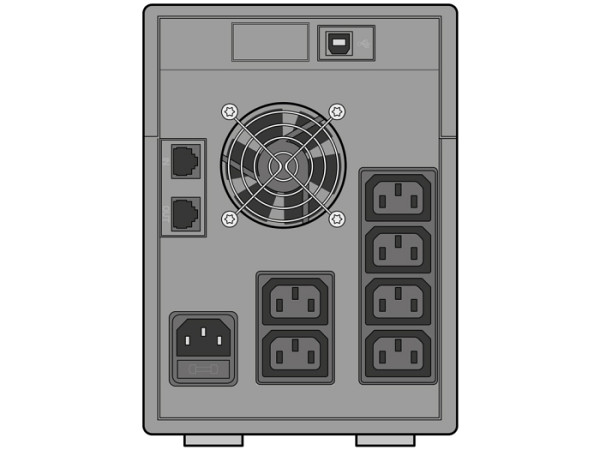 UPS SOCOMEC NeTYS PR MT 2000VA, 1400W, Line-int., sine w., USB, LCD