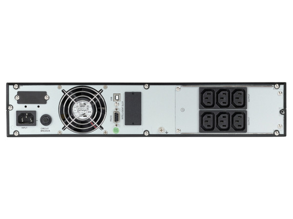 UPS SOCOMEC Ofys RT 2000VA, 1800W, On-line, sinusni izhodni signal, USB, LCD