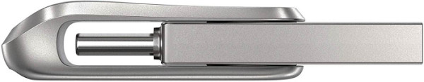 USB C & USB DISK SanDisk 1TB Ultra Dual LUXE, 3.1, srebrn, kovinski, branje do 150MB/s