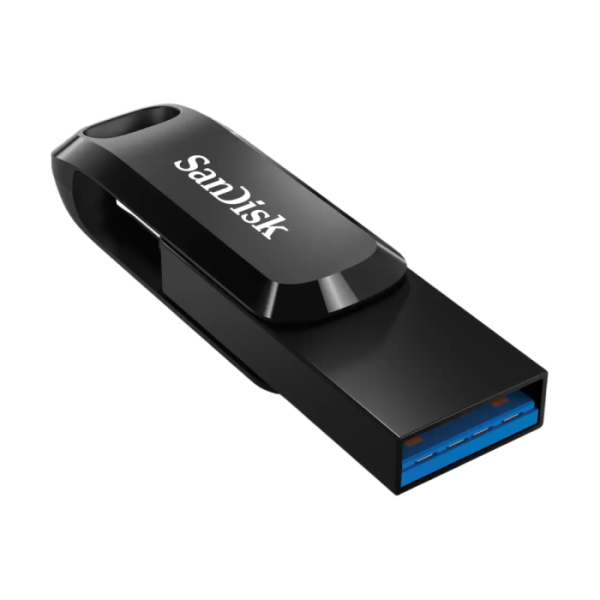 SanDisk 256GB Ultra Dual Drive Go USB-C/A 3.2 USB ključ (črn)