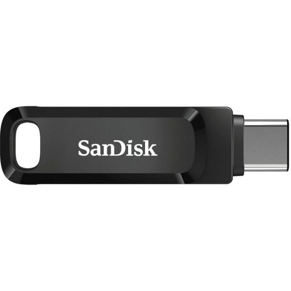 SanDisk 256GB Ultra Dual Drive Go USB-C/A 3.2 USB ključ (črn)