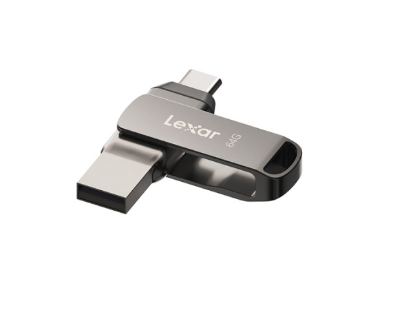 USB ključek Lexar JumpDrive Dual Drive D400, 64GB, USB 3.1 Type-C, 130 MB/s