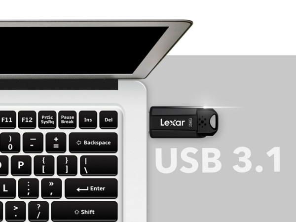 USB ključek Lexar JumpDrive S80, 128GB, USB 3.1, 150 MB/s