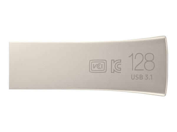USB ključek Samsung BAR Plus, 128GB, USB 3.1 400 MB/s, srebrn