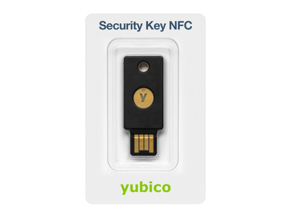 Varnostni ključ Yubico Security Key NFC, FIDO2 U2F, USB-A, črn