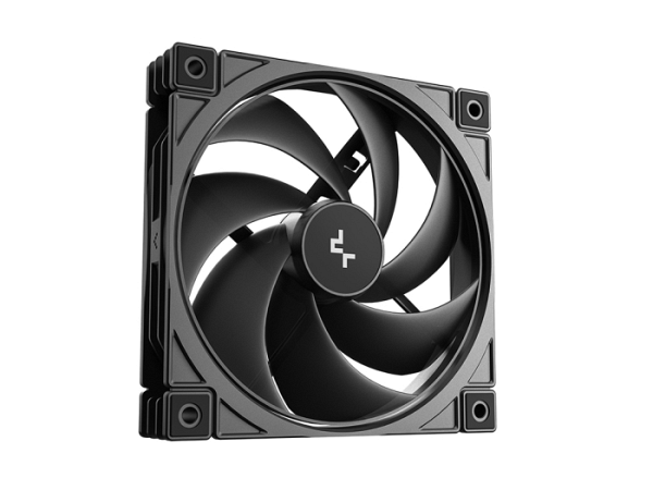 Ventilator za ohišje DeepCool FD12 V2, PWM, 120mm, črn