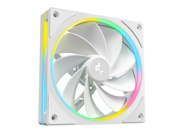 Ventilator za ohišje DeepCool FL12R SE WH 3-IN-1, ARGB, PWM, 120mm, 3 Pack, bel