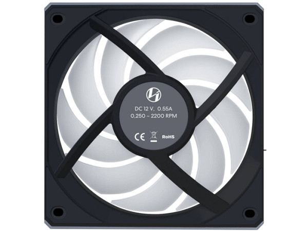 Ventilator za ohišje Lian Li UNI FAN CL Wireless 120 Reverse Blade ARGB PWM 120mm, 3 Pack+kontroler, black