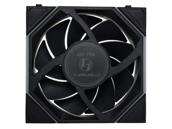 Ventilator za ohišje Lian Li UNI FAN TL Wireless LCD 120 ARGB PWM 120mm, črn