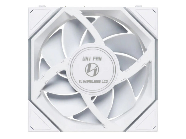 Ventilator za ohišje Lian Li UNI FAN TL Wireless LCD 120 ARGB PWM 120mm, bel