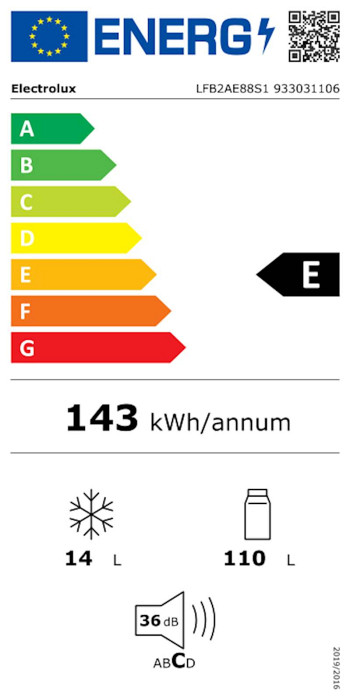 Vgr. hladilnik Electrolux LFB2AE88S1 + predal zamrzovalnika