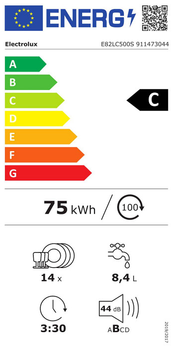 Vgr. pom. stroj Electrolux E82LC500S, ComfortLift