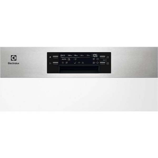 Vgr. pom. stroj Electrolux EEM48200IX, delno vgradni, inverter motor, 3 košare