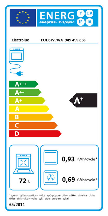 Vgradna pečica Electrolux EOD6P77WX, piroliza, WiFi