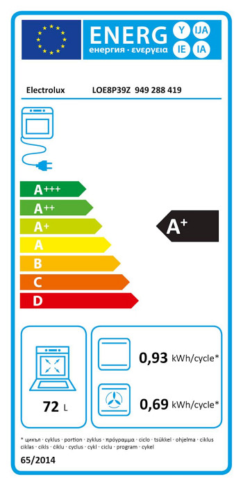 Vgradna pečica Electrolux LOE8P39Z, MealAssist, piroliza