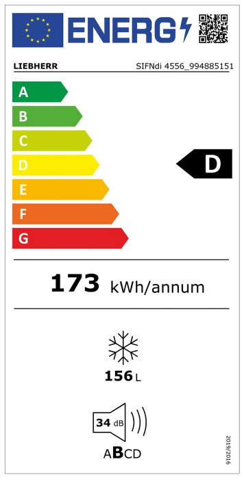 Vgradni zamrzovalnik z NoFrost