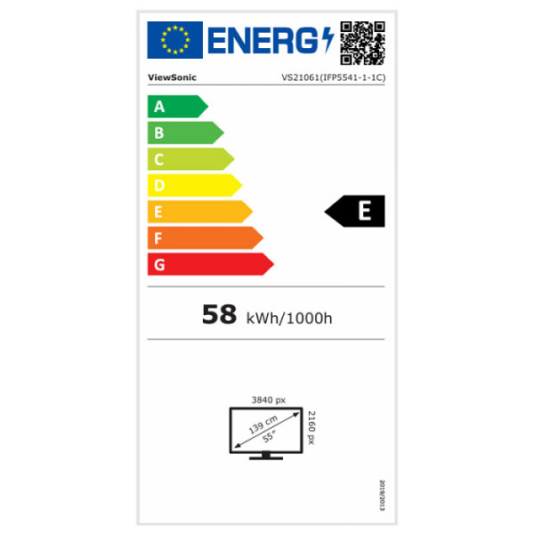 VIEWSONIC ViewBoard IFP5541-1-1C 139,7cm (55