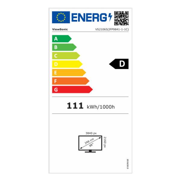 VIEWSONIC ViewBoard IFP9841-1-1C 248,9cm (98