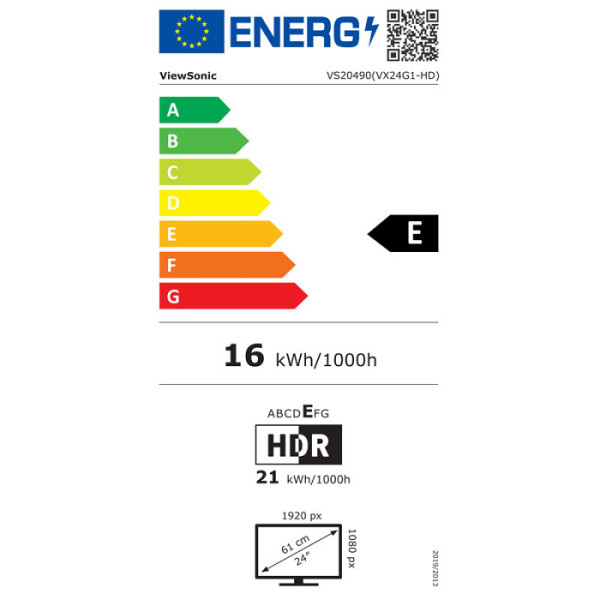 VIEWSONIC VX24G1-HD 60,45cm (23,8