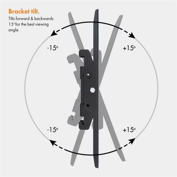 VonHaus 32-70 nagibni TV stenski nosilec do 75kg, Amazon best seller