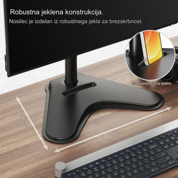 VonHaus enojni namizni nosilec