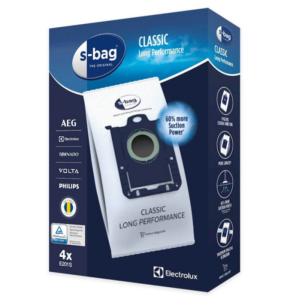 Vrečke za sesalnik Electrolux E201S s-bag 4/1