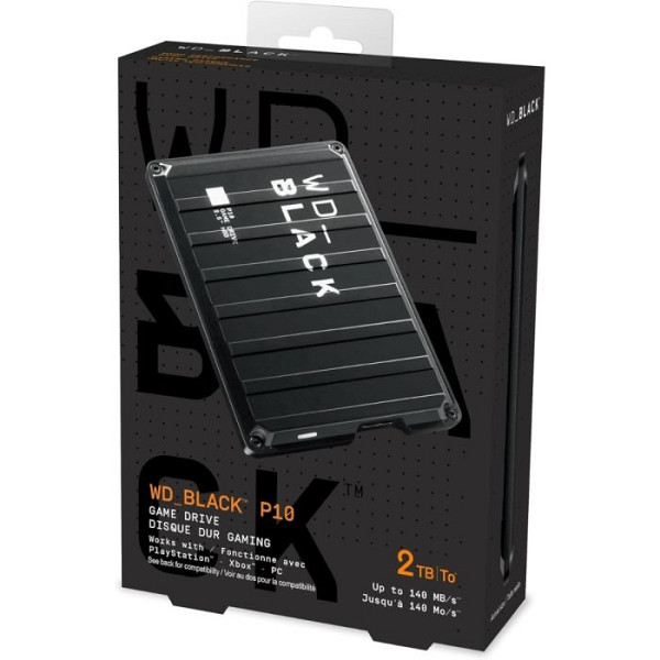 WD 2TB Black P10 Game Drive 2,5
