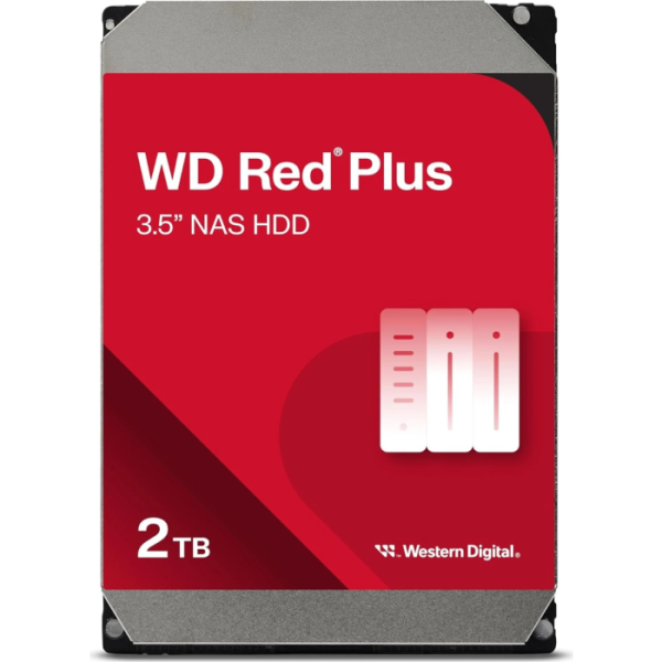 WD Red Plus 2TB SATA 6Gb/s 3.5i HDD