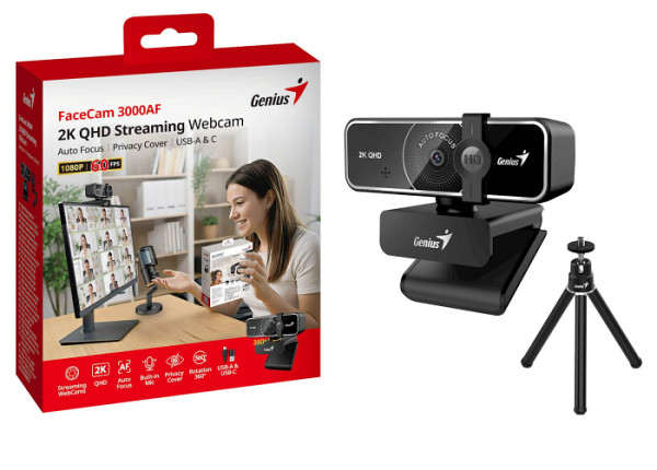 Webcamera Genius FaceCam 3000AF,Black