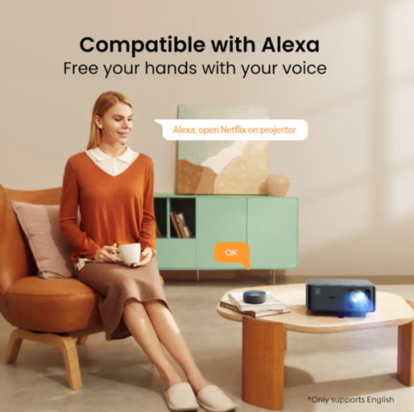 Yaber pametni projektor K2s pro smart Sound by JBL Google TV