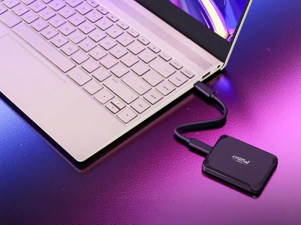 Zunanji SSD 1TB Type-C USB 3.2 Gen2, 3D NAND, CRUCIAL X9 (CT1000X9SSD9)
