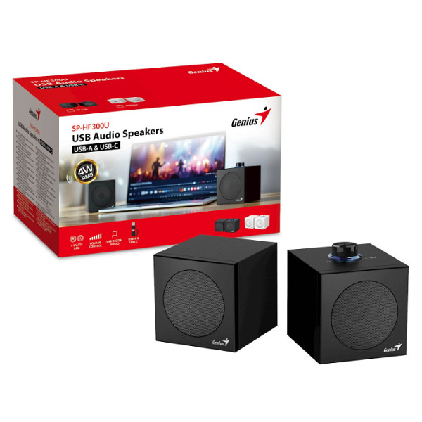 Zvočniki Genius SP-HF300U,črni,USB