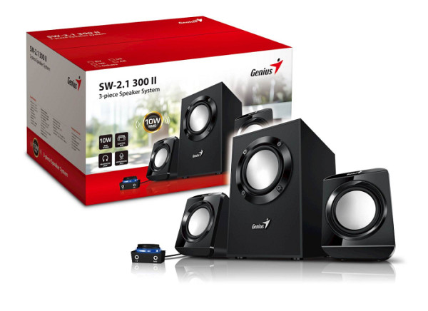 Zvočniki Genius SW-2.1 300 II,Black,EU,100-240V