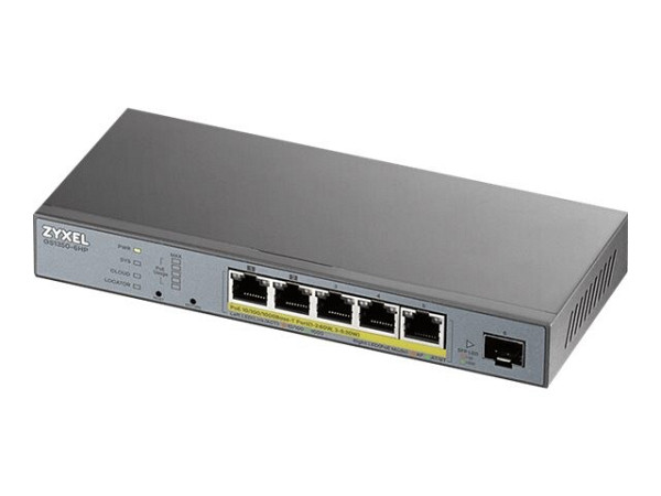 ZYXEL GS1350-6HP 6 webman.CCTV PoE sw.